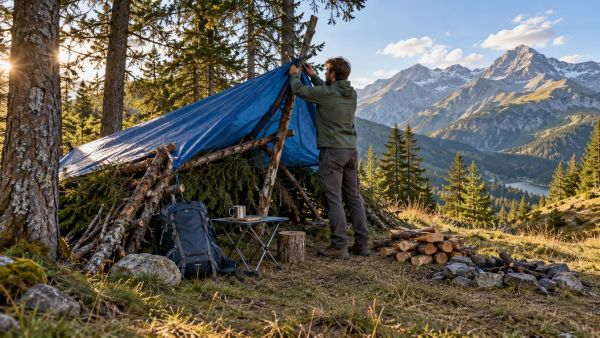 Comment construire un abri de fortune efficace et durable ?