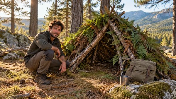 Comment fabriquer un abri naturel efficace en pleine nature