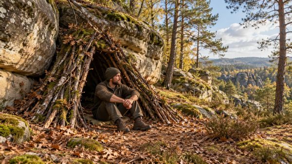 Construire un abri de survie : les techniques adaptées à votre environnement